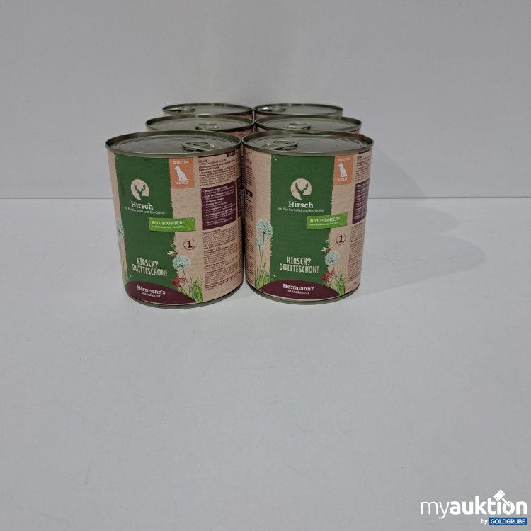 Artikel Nr. 808753 Artikel Nr. 808753: Hirsch mit Bio Kartoffeln und Bio Quitte 800g