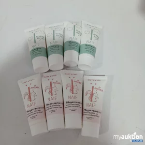 Auktion Naif 4xShampoo & 4xPflegecreme je 15ml 