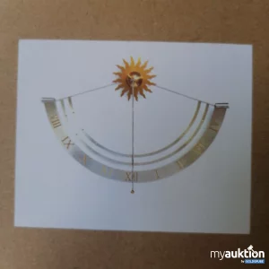 Auktion Garten Pleasure Sonnenuhr mit römischen Ziffern Metall 