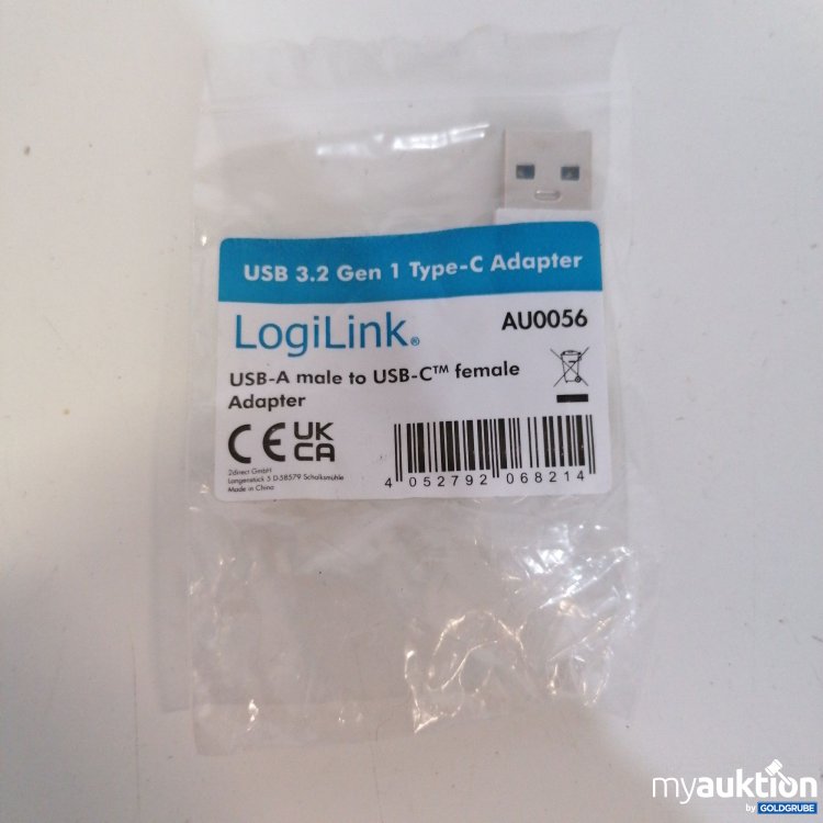 Artikel Nr. 692757: Logilink USB 3.2 Gen 1 Type-C Adapter