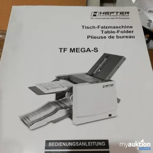 Auktion Hefter Tisch Falzmaschine TF Mega S