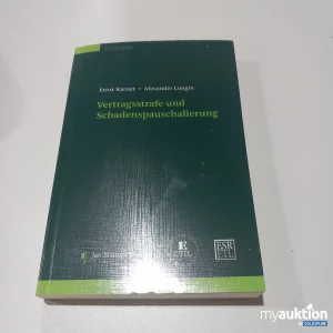 Artikel Nr. 773760: "Vertragsstrafe und Schadenspauschalierung Buch"