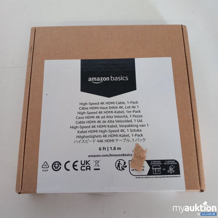 Artikel Nr. 756761: Amazon Basics HDMI Kabel 4K 1.8m 