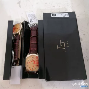 Auktion ET Elegante Herren umd Damen Uhr in Geschenkbox