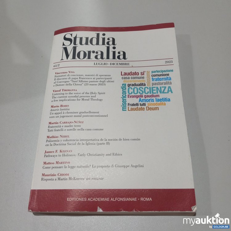 Artikel Nr. 773763: Studia Moralia Buch