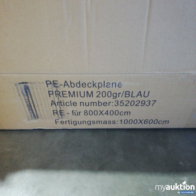 Artikel Nr. 708764: PE Abdeckplane Premium Grau/Blau 800x400cm