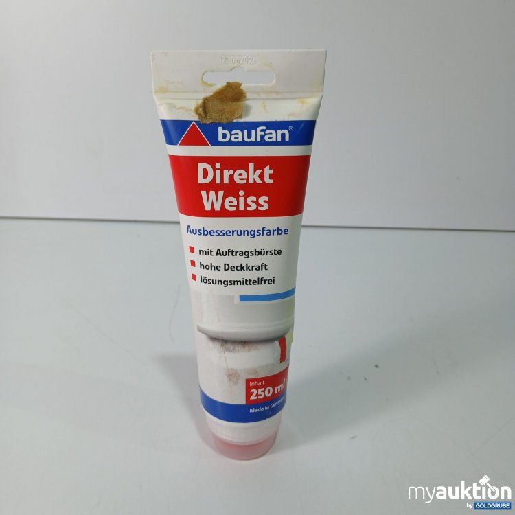 Artikel Nr. 802767: Baufan Direkt Weiss Ausbesserungsfarbe 250ml