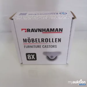 Auktion Ravn Haman Möbelrollen 8 Stück 