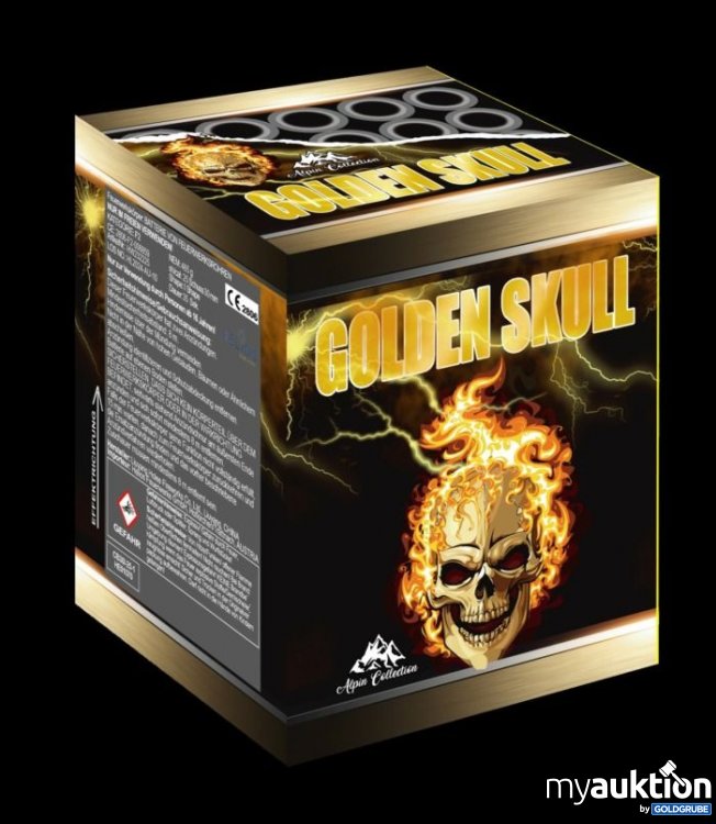 Artikel Nr. 393771: Feuerwerksbatterie Golden Skull