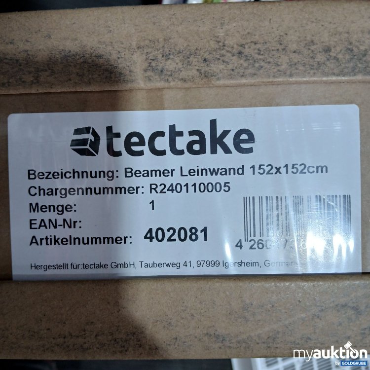 Artikel Nr. 792771: Tectake Beamer Leinwand 152x152cm 402081