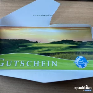 Auktion Gruber Golfreisen Gutschein 50€