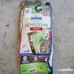 Auktion Bosch Sensitive Lamm&Reis Hundefutter 15kg 