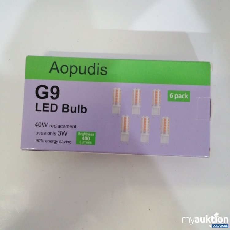 Artikel Nr. 745775: Aopudis G9 LED Leuchtmittel, 6er-Pack