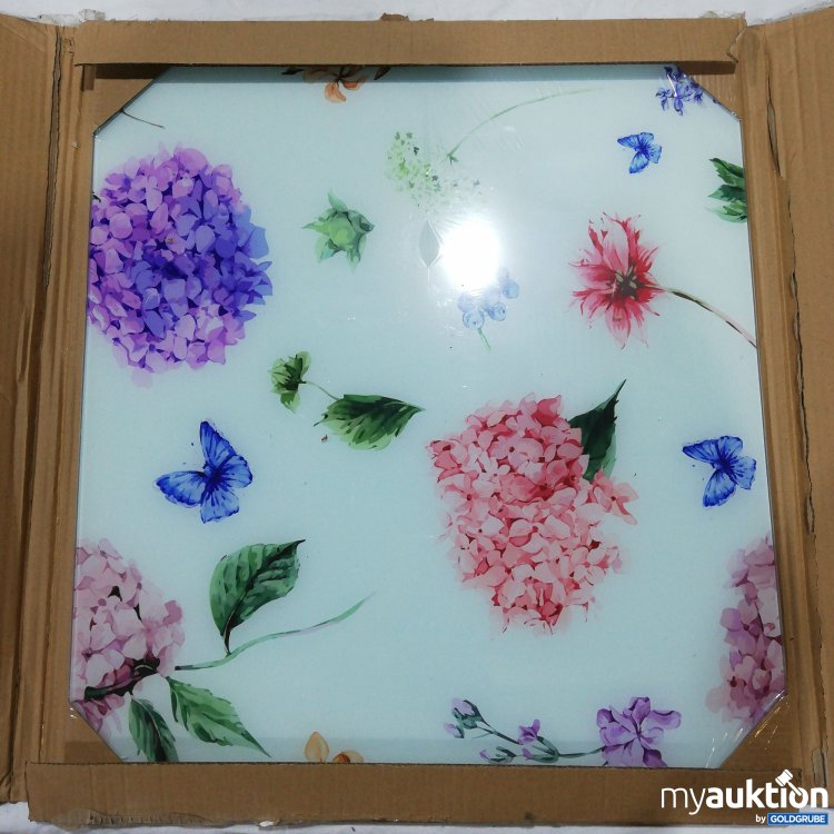 Artikel Nr. 341776: Glasplatte 50x55cm Motiv Frühling