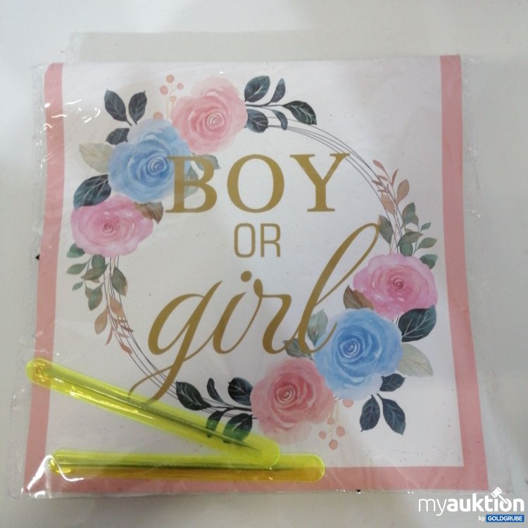 Artikel Nr. 379778: Boy or Girl Ballon Baby party 