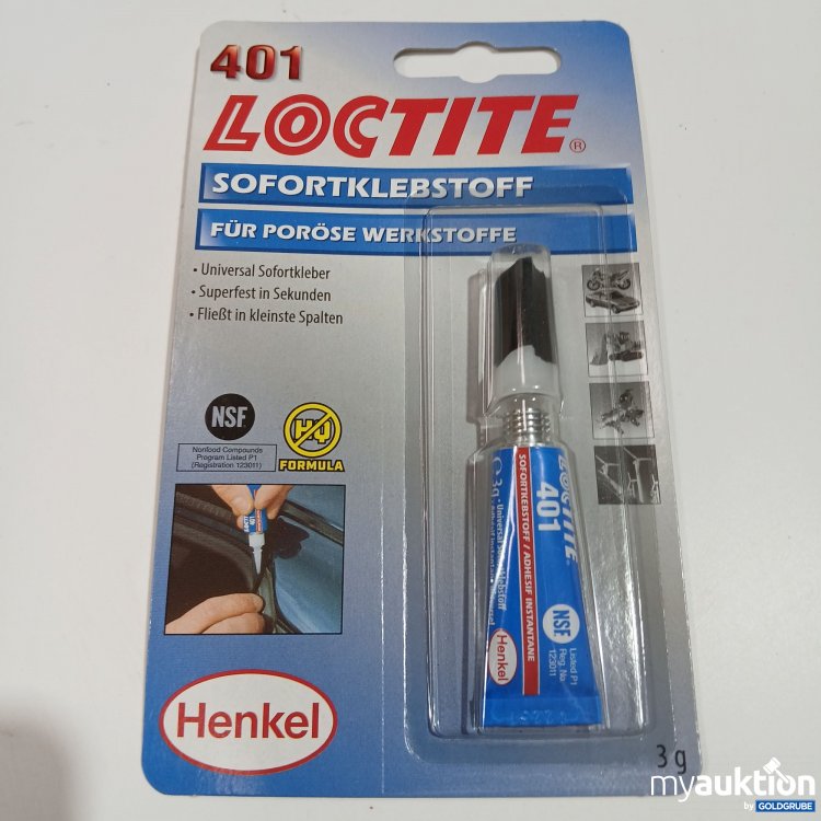 Artikel Nr. 394780: Loctite 401 Sofortkleber 3 g transparent