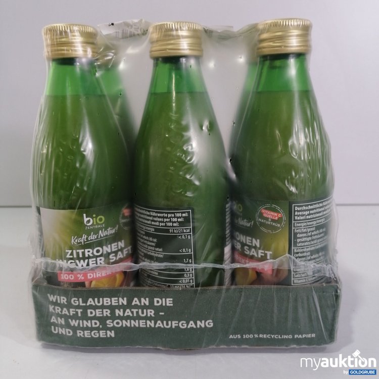 Artikel Nr. 794783: Bio Zentrale Zitronen Ingwer Saft  6x250ml