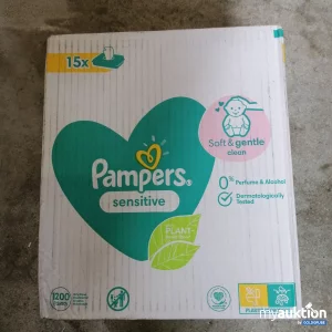 Artikel Nr. 770785: Pampers Sensitive Feuchttücher 15x80stk