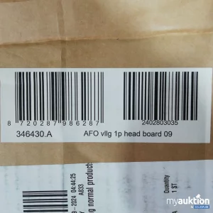 Auktion VidaXL AFO vllg 1p Head Board 09