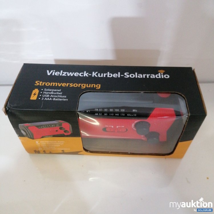 Artikel Nr. 745787: Vielzweck Kurbel-Solarradio