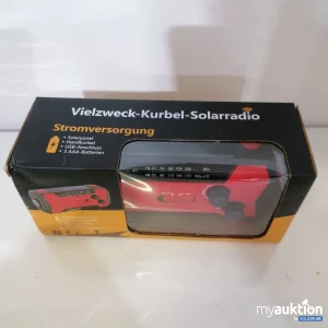Auktion Vielzweck Kurbel-Solarradio