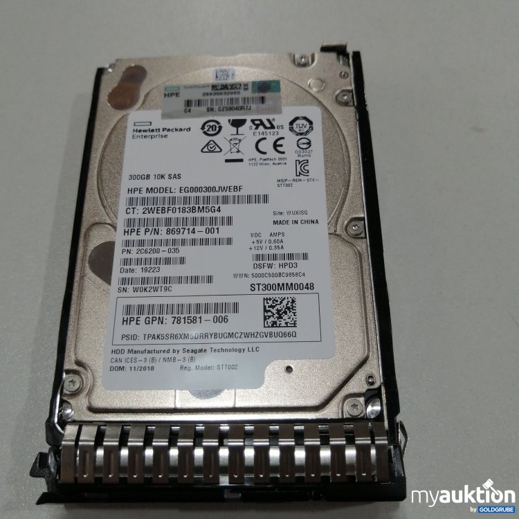 Artikel Nr. 759789: HP 300GB HDD Festplatte