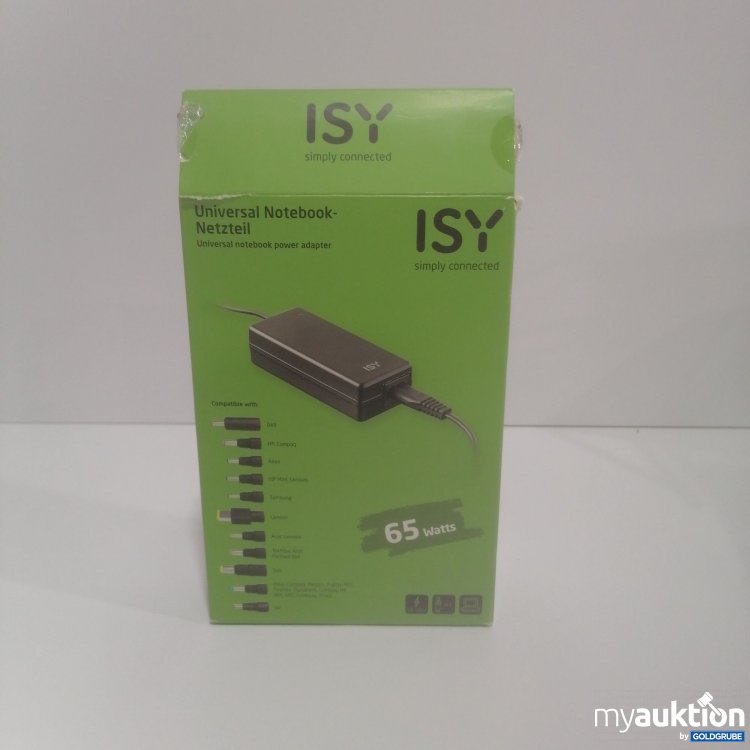 Artikel Nr. 777789: ISY Universal Notebook Netzteil 65W