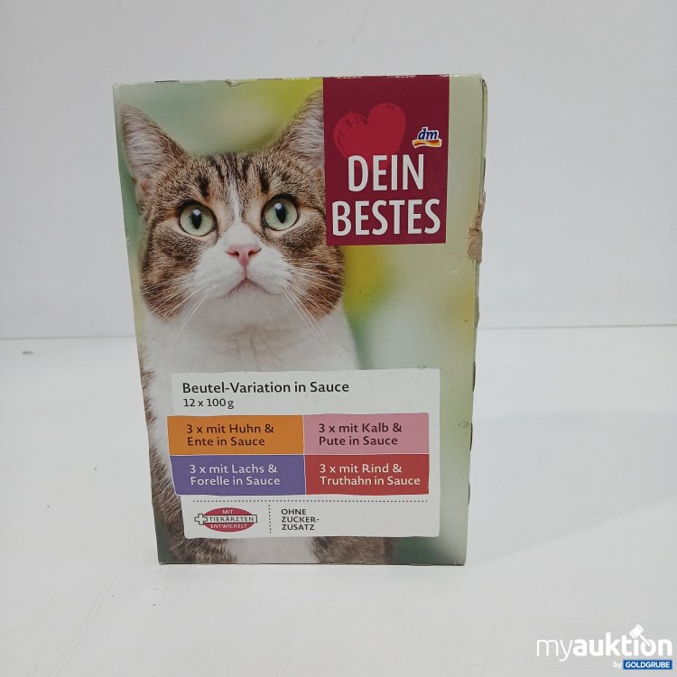 Artikel Nr. 801792: DM Katzenfutter Beutel Variation in Sauce 12x100g