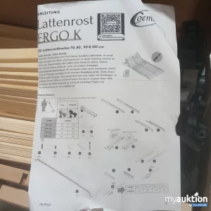 Auktion Lattenrost Ergo K 70,80,90 & 100cm