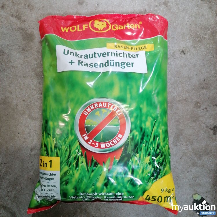 Artikel Nr. 758795: Wolf Garten Unkrautvernichter + Rasendünger 9kg 