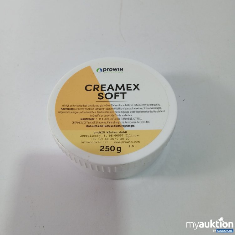 Artikel Nr. 800796: Prowin Creamex Soft 250g