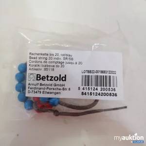 Auktion Betzold Rechenkette bis 20 rot/blau 