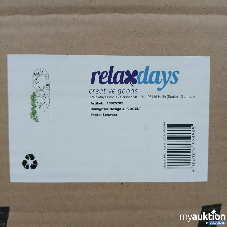 Artikel Nr. 792797: Relaxdays Rankgitter 10025702 