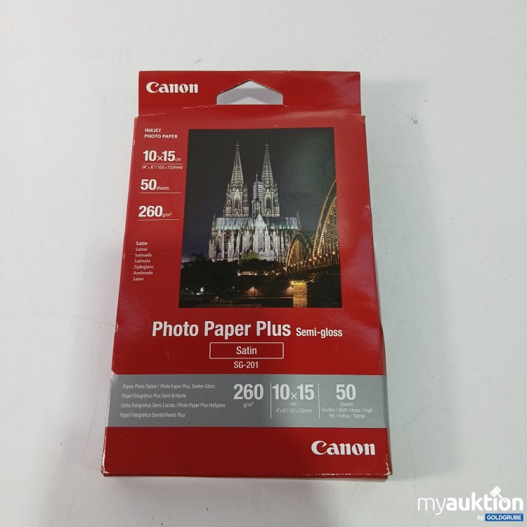 Artikel Nr. 803800: Canon Photo Paper Plus Satin SG-201 10x15cm 50 Sheets