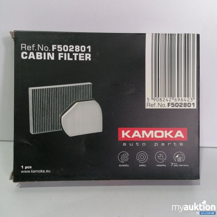 Artikel Nr. 427801: Kamoka Auto parts F502801 cabin filter 