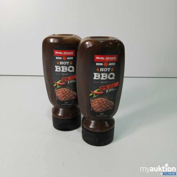 Artikel Nr. 787801: Body Attack Hot BBQ Sauce 2x320ml