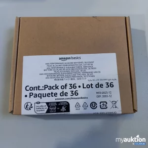 Artikel Nr. 756801: AmazonBasic AAA Batterien 36Stk.