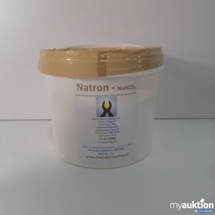 Artikel Nr. 781803: Merciful-Trading Natron NaHCO3 5kg