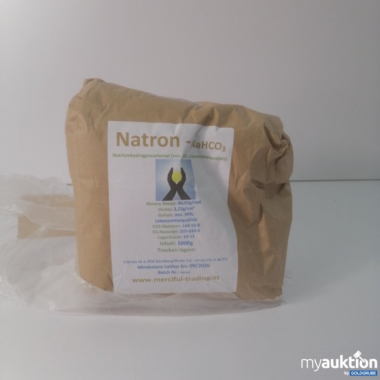 Artikel Nr. 781804: Merciful-Trading Natron NaHCO3 5kg