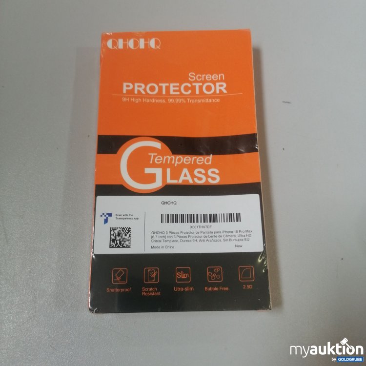 Artikel Nr. 761805: Screen Protector für iPhone 15 Pro Max 