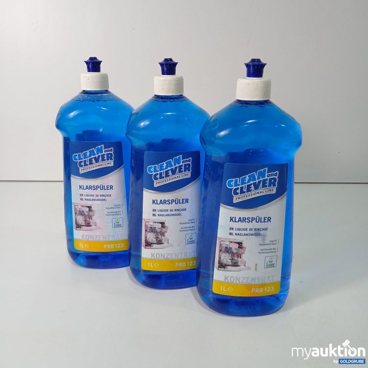 Artikel Nr. 799805: Clean and Clever Klarspüler 3x1l