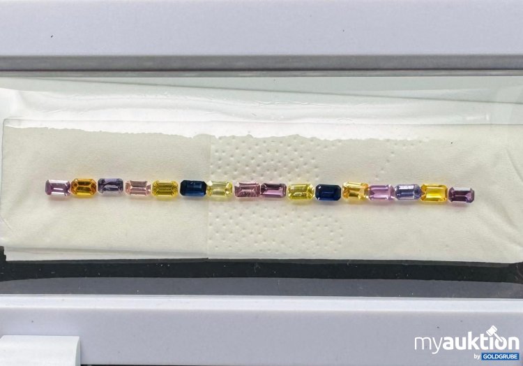 Artikel Nr. 388807: Multicolor Natural Saphir - 5.62ct Totalgewicht - 16 Stück