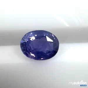 Auktion Natural Saphir 1.03ct Violetish Blue - Farbwechsel