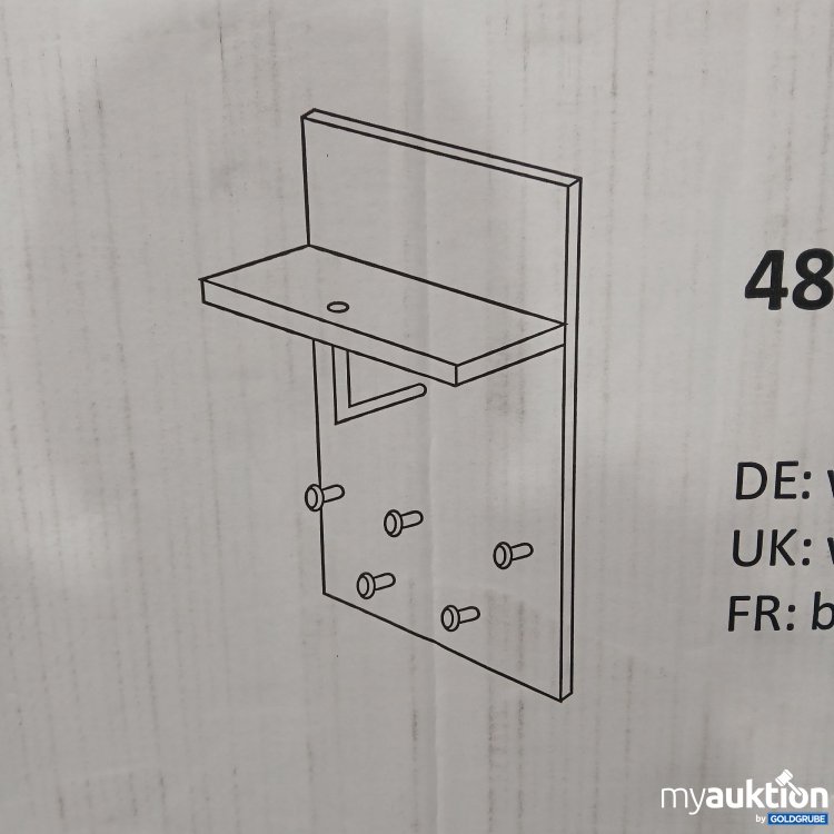Artikel Nr. 800810: Wandgarderobe Weiss 48.5x100x32cm
