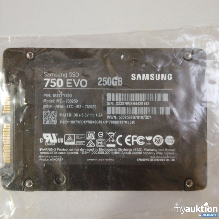 Artikel Nr. 756813: Samsung SSD 250GB 