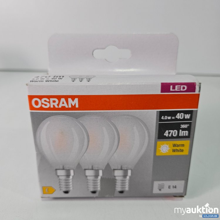 Artikel Nr. 785814: Osram LED Glühbirnen 3Stück 40W E14