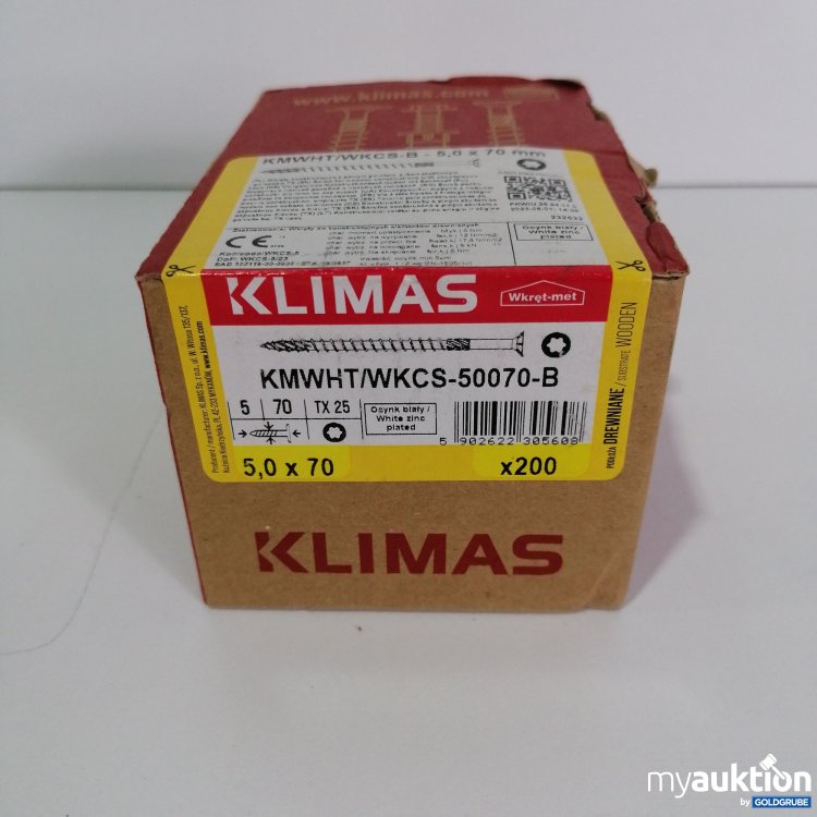 Artikel Nr. 776816: Klimas Schrauben 5.0x70  200stk