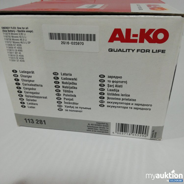 Artikel Nr. 378818: ALKO Battery Charger C130 LI