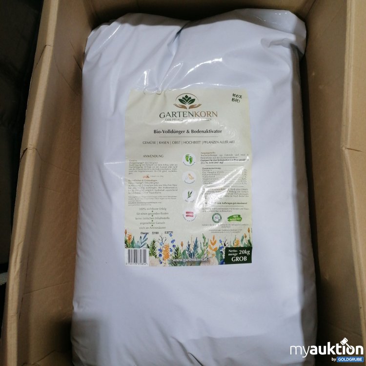 Artikel Nr. 779818: Gartenkorn Bio Volldünger 20kg 