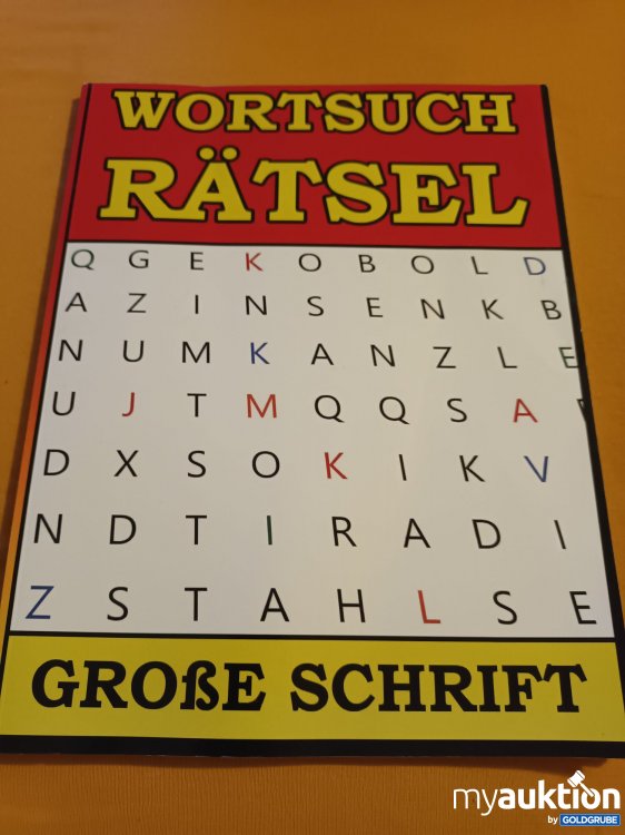 Artikel Nr. 347819: Wortsuch Rätsel mit großer Schrift 